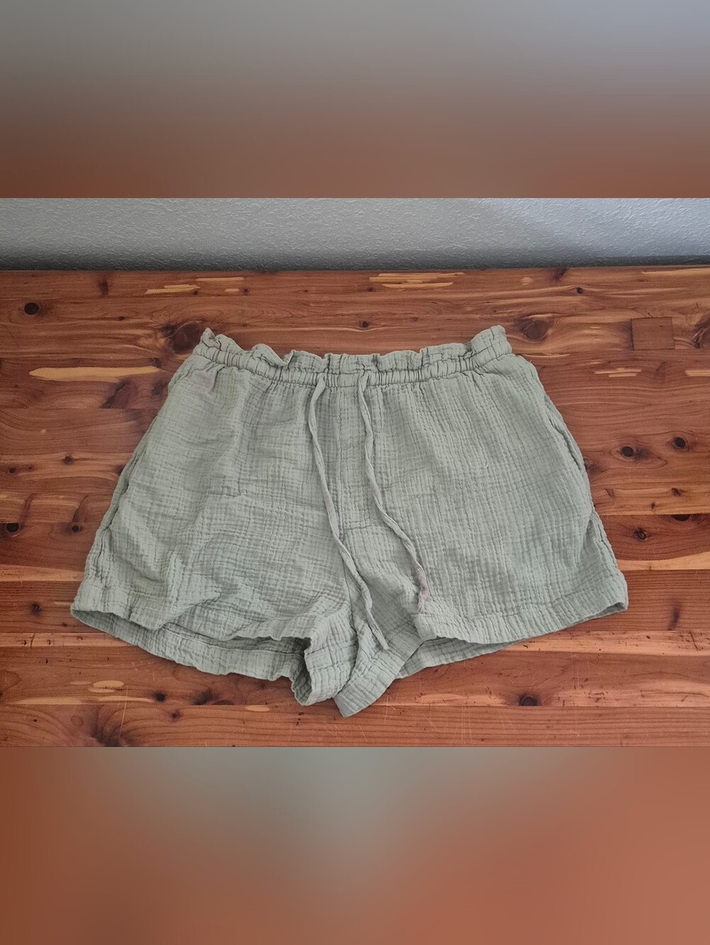 Universal Thread Light Green Drawstring Shorts